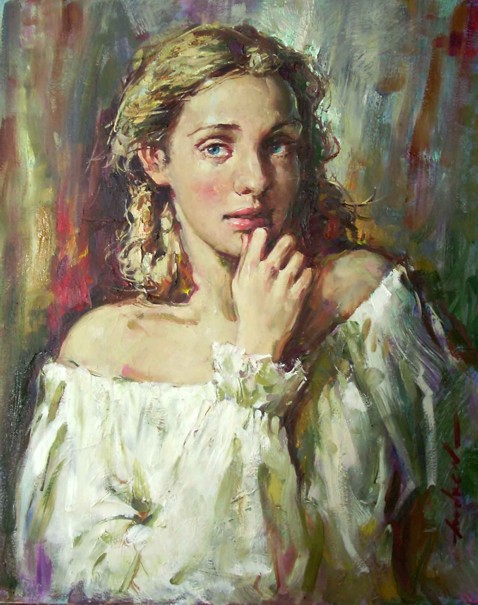 Andrew Atroshenko - Pure Beauty - Oil on Canvas Original Painting